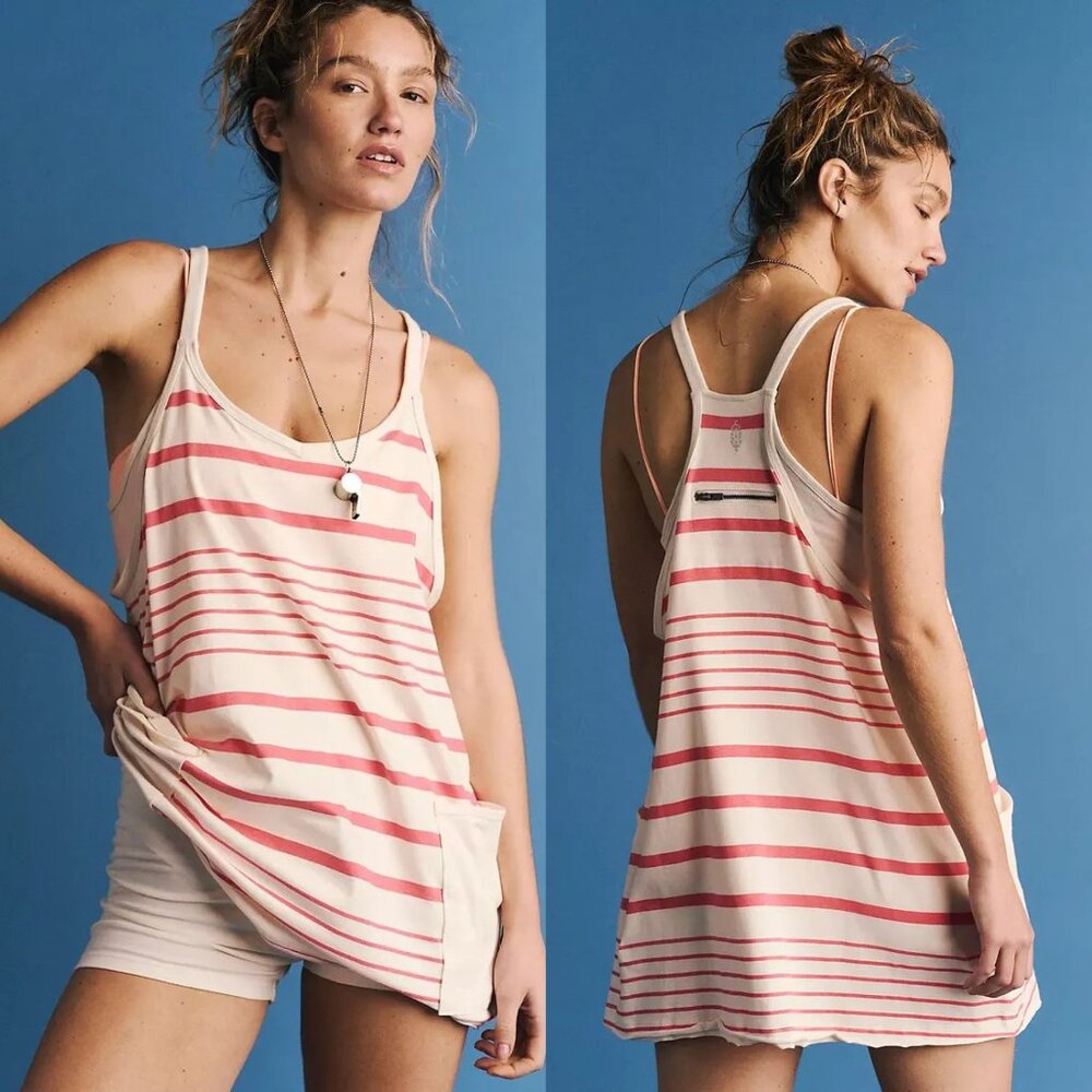 Free People Movement Hot Shot Cotton Mini Dress